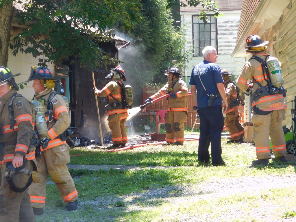 School Ave Structure Fire